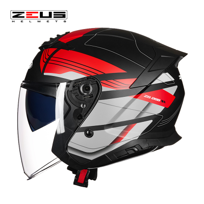 ZS-268 半盔 F1 双镜片