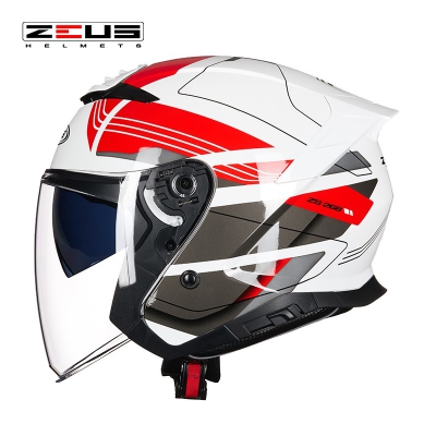 ZS-268 半盔 F1 双镜片